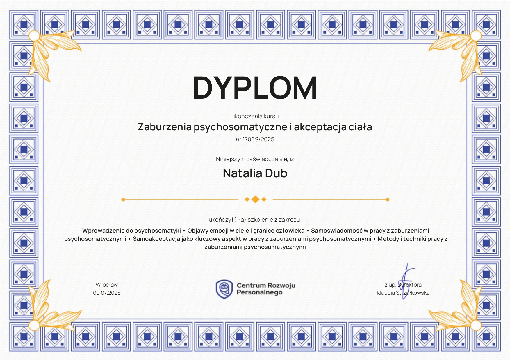 O mnie nataliadub-certyfikat-8